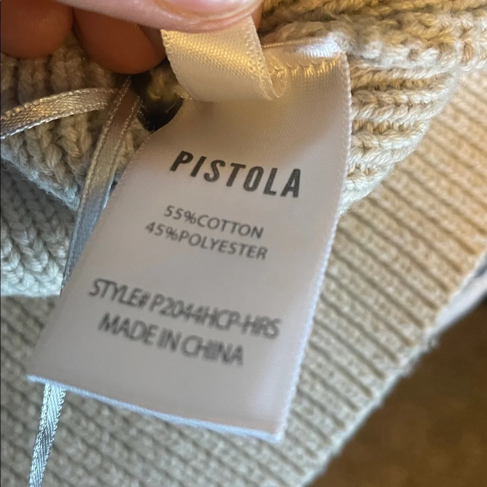 Pistola Lorelei Rib Crop Sweater Tank Size Medium - Picture 6 of 6